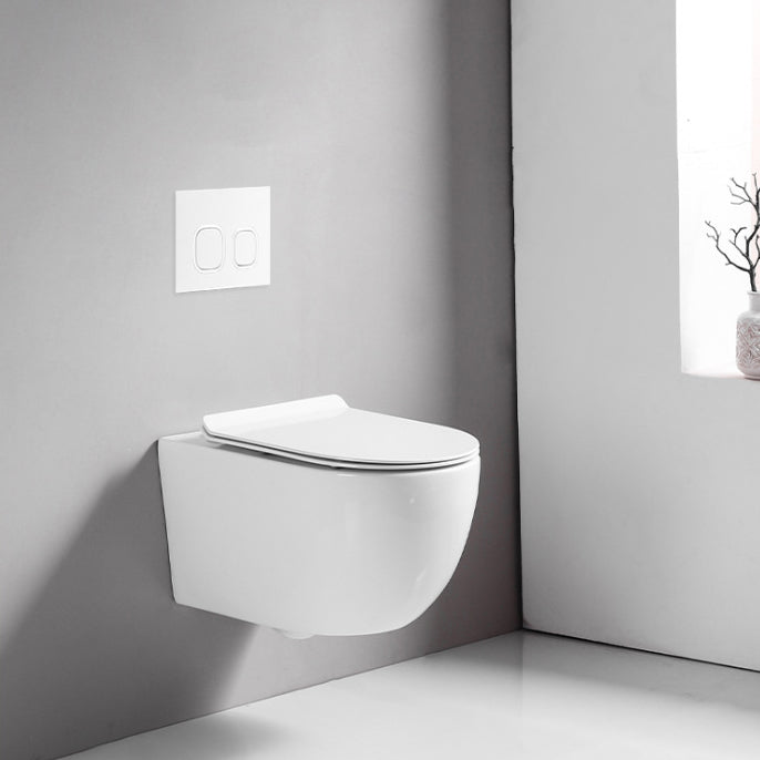Wall Mount Flush Toilet Single Flush Modern One-Piece Toilet Urine Toilet