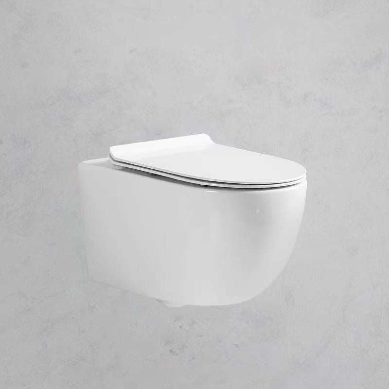 Wall Mount Flush Toilet Single Flush Modern One-Piece Toilet Urine Toilet