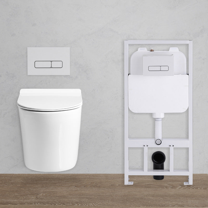 Wall Mount Flush Toilet Single Flush Modern One-Piece Toilet Urine Toilet