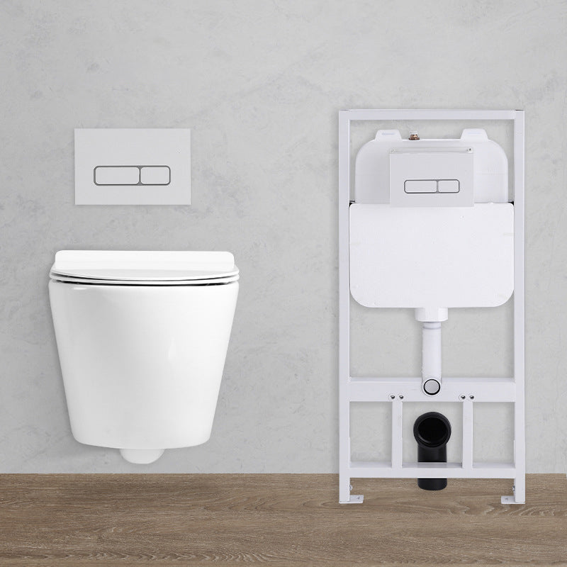 Wall Mount Flush Toilet Single Flush Modern One-Piece Toilet Urine Toilet