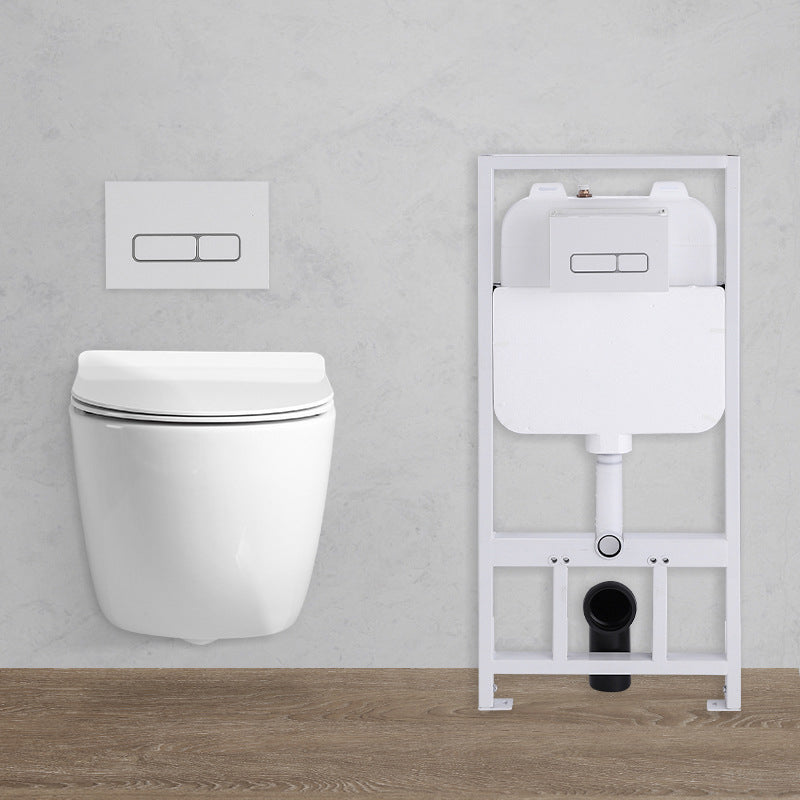 Wall Mount Flush Toilet Single Flush Modern One-Piece Toilet Urine Toilet