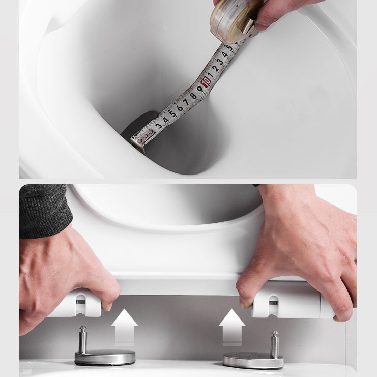 Wall Mount Flush Toilet Single Flush Modern One-Piece Toilet Urine Toilet