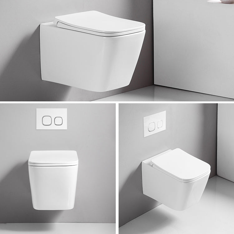Wall Mount Flush Toilet Single Flush Modern One-Piece Toilet Urine Toilet