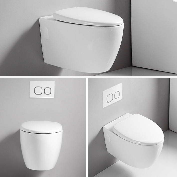 Wall Mount Flush Toilet Single Flush Modern One-Piece Toilet Urine Toilet