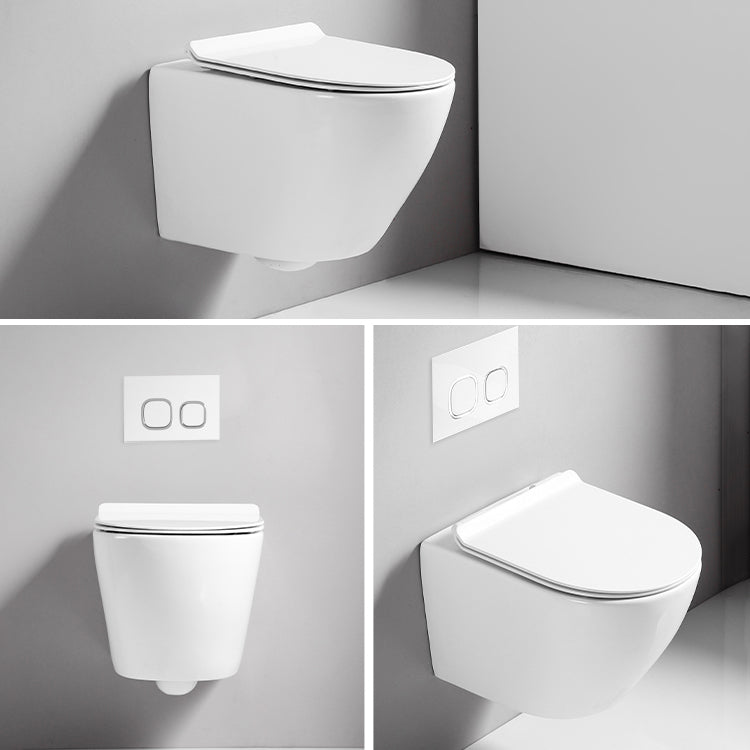 Wall Mount Flush Toilet Single Flush Modern One-Piece Toilet Urine Toilet