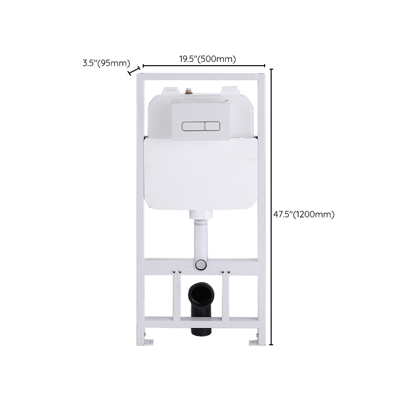 Wall Mount Flush Toilet Single Flush Modern One-Piece Toilet Urine Toilet