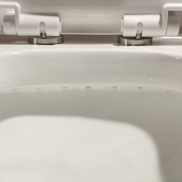 Modern Wall Mount Flush Toilet All-In-One Siphon Jet Toilet Bowl