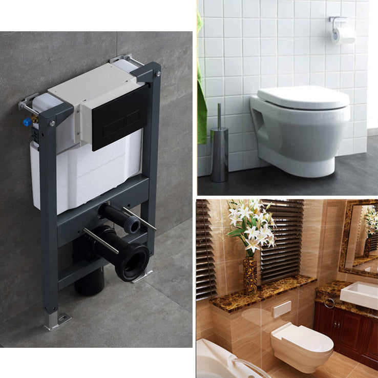 Modern Wall Mount Flush Toilet All-In-One Siphon Jet Toilet Bowl
