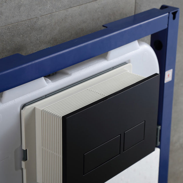 Modern Wall Mount Flush Toilet All-In-One Siphon Jet Toilet Bowl