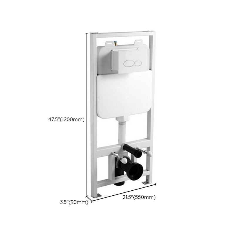 Modern Wall Mount Flush Toilet All-In-One Siphon Jet Toilet Bowl
