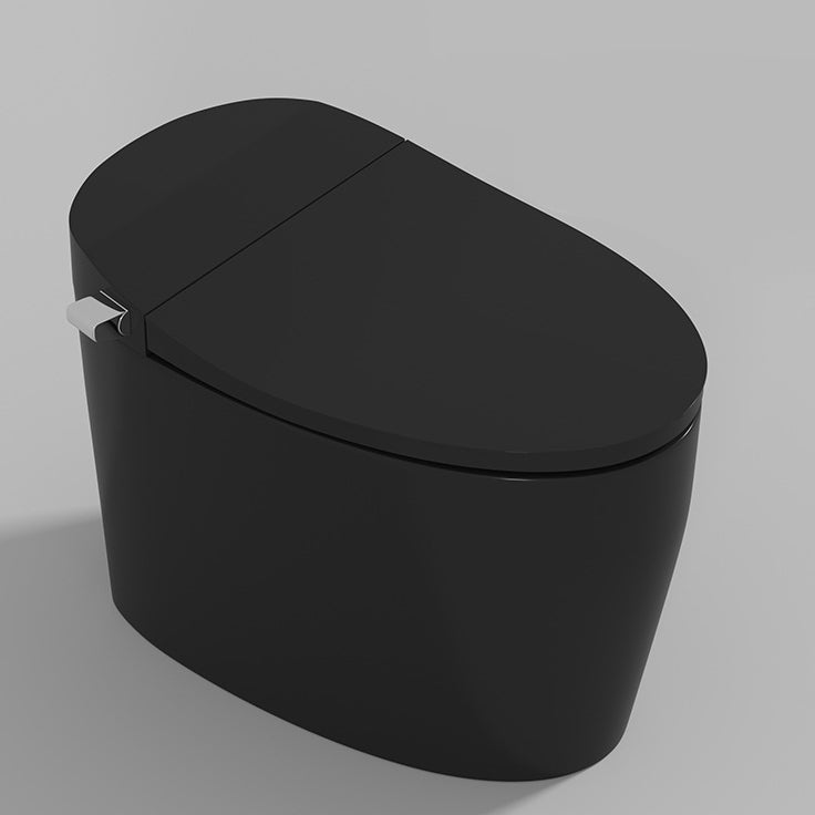 Modern Floor Mount Toilet Bowl Siphon Jet Skirted Toilet with Seat for Bathroom