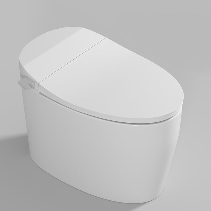 Modern Floor Mount Toilet Bowl Siphon Jet Skirted Toilet with Seat for Bathroom