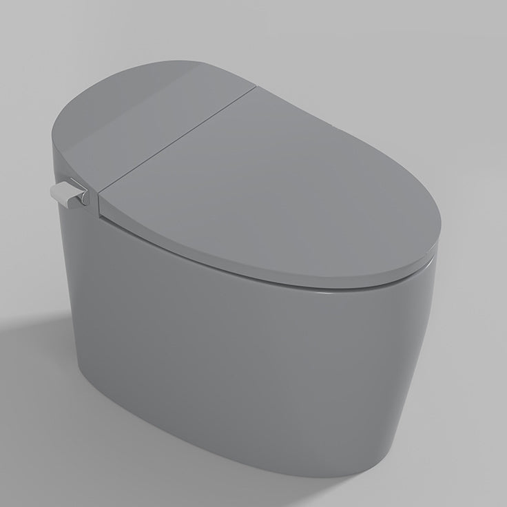 Modern Floor Mount Toilet Bowl Siphon Jet Skirted Toilet with Seat for Bathroom