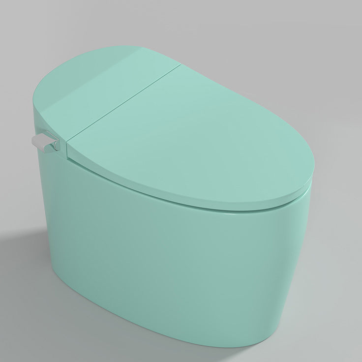 Modern Floor Mount Toilet Bowl Siphon Jet Skirted Toilet with Seat for Bathroom