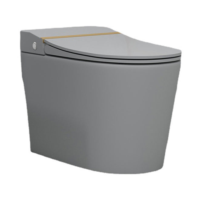 Modern Floor Mount Toilet Bowl Siphon Jet Skirted Toilet with Seat for Bathroom