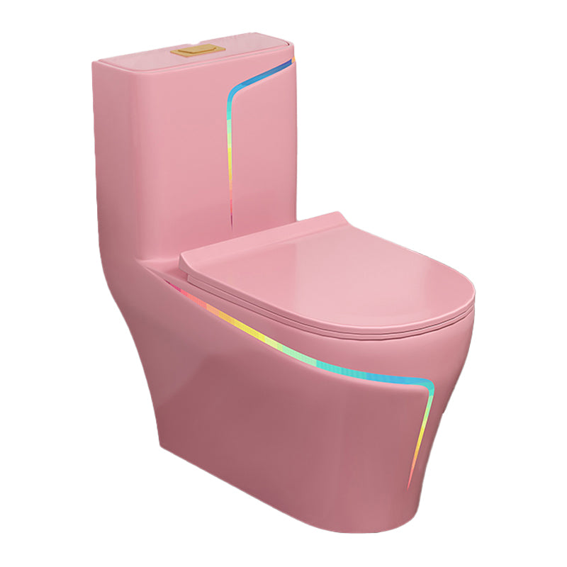 Traditional Flush Toilet Floor Mount One-Piece Toilet with Slow Close Seat