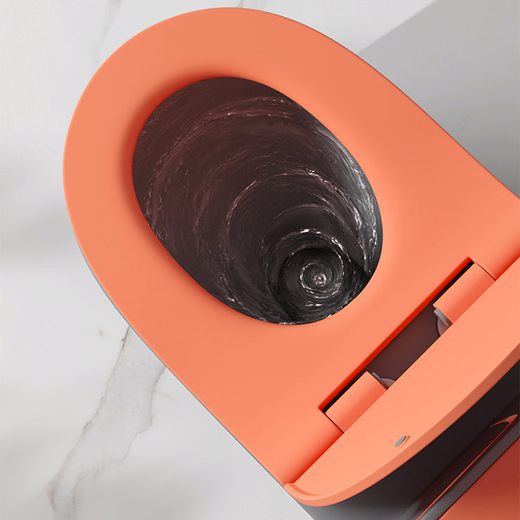 Traditional Flush Toilet Floor Mount One-Piece Toilet with Slow Close Seat