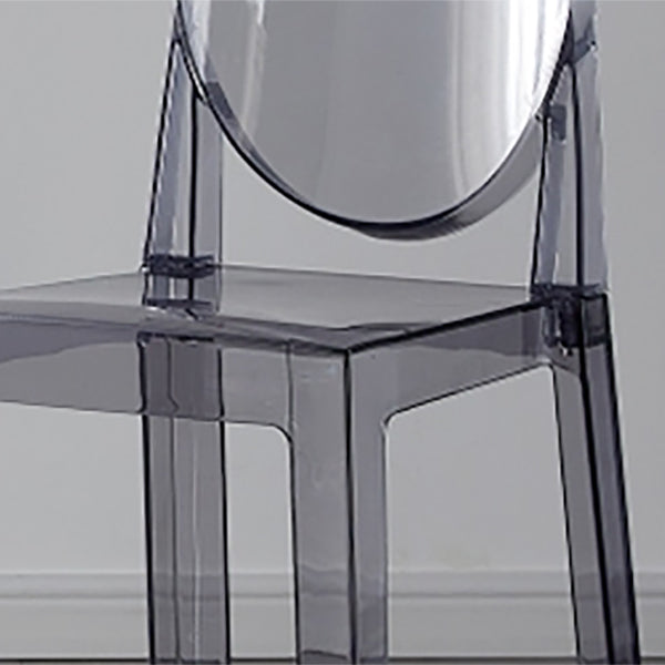 Industrial Backrest Armless Counter High Stool Plastic Bar Stool with 4 Legs