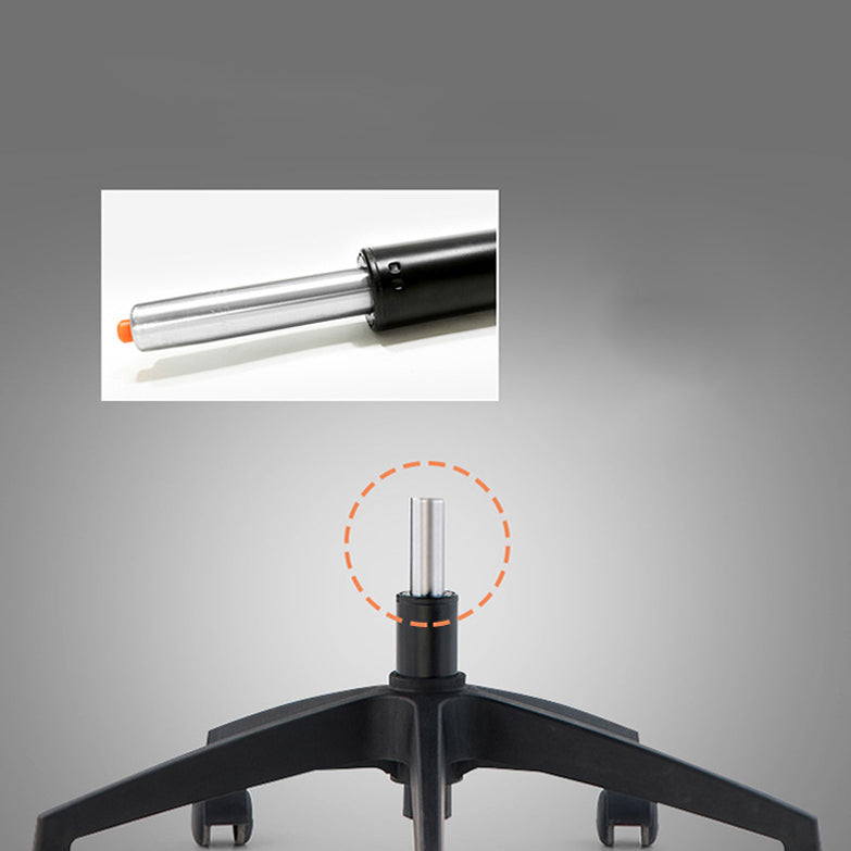 23" Wide Modern Desk Chair Black Breathable AirGrid Office Chair