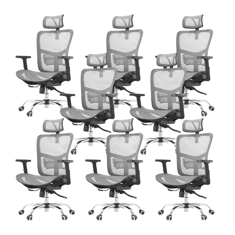 Modern Desk Chair Mesh Computer Chair High Back Conference Chair with Wheels