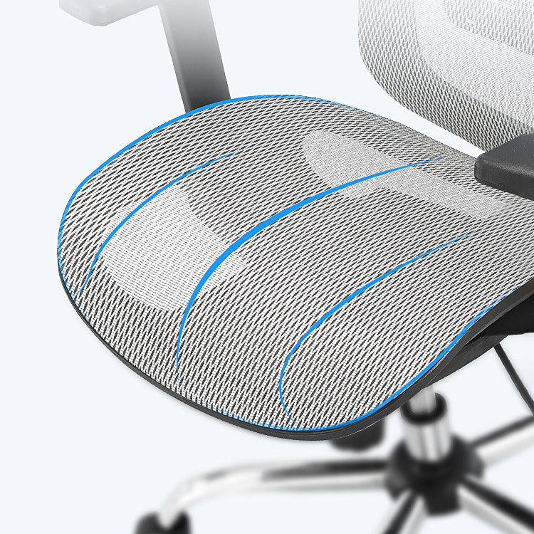 Modern Desk Chair Mesh Computer Chair High Back Conference Chair with Wheels