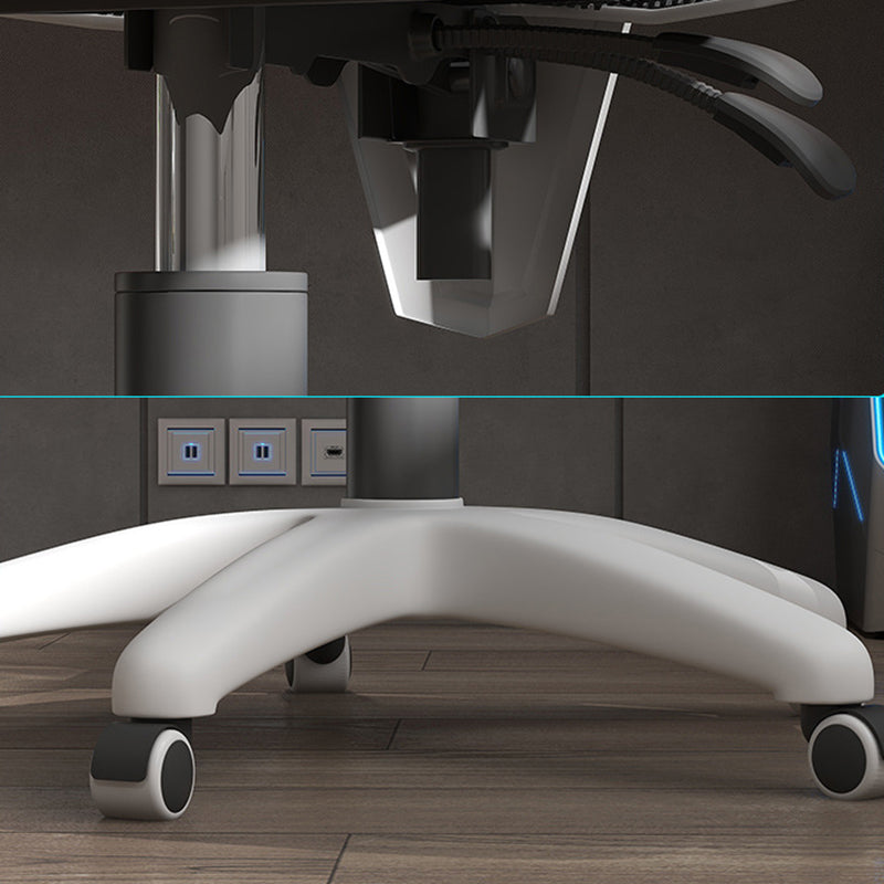 19"W Modern Desk Chair Breathable AirGrid Arms Included Office Chair