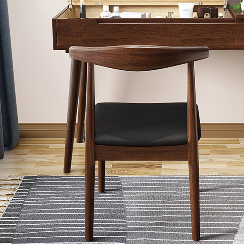 29.5" H Flip-top Vanity Set Desk Vanity with Mirror and Drawer