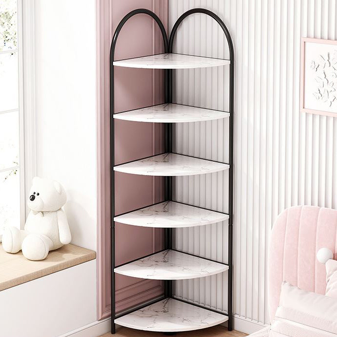Modern Metal Shelf Bookcase Open Shelf Book Shelf for Living Room
