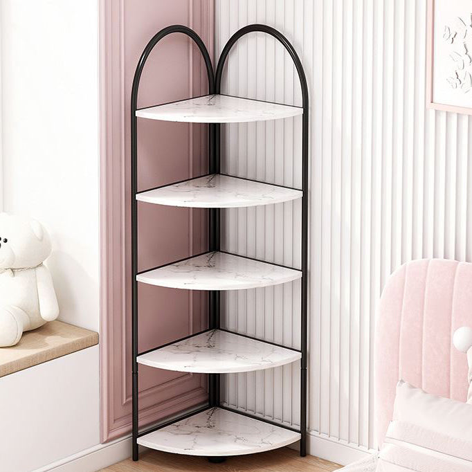 Modern Metal Shelf Bookcase Open Shelf Book Shelf for Living Room