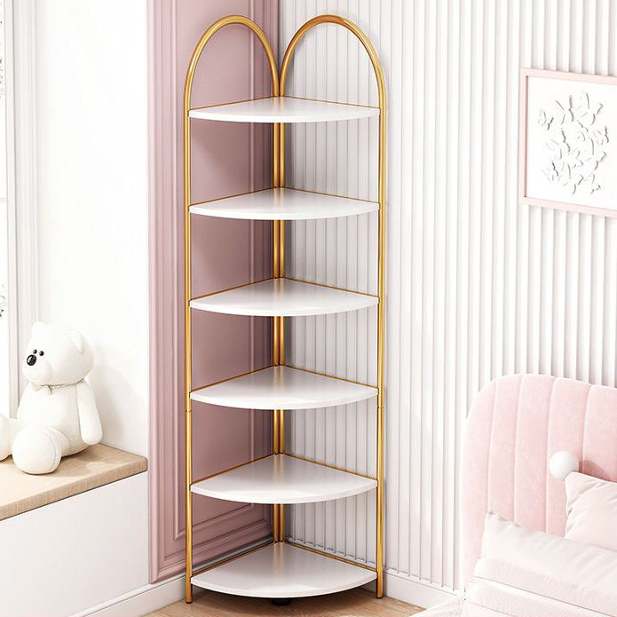 Modern Metal Shelf Bookcase Open Shelf Book Shelf for Living Room