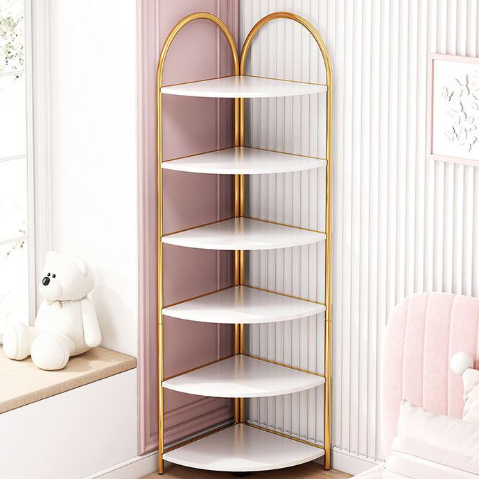 Modern Metal Shelf Bookcase Open Shelf Book Shelf for Living Room