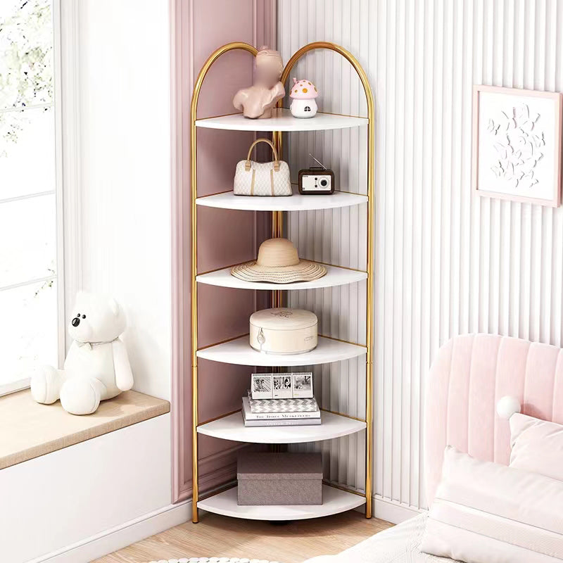 Modern Metal Shelf Bookcase Open Shelf Book Shelf for Living Room
