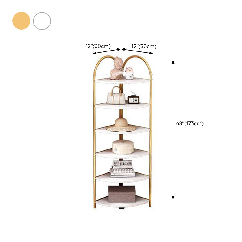 Modern Metal Shelf Bookcase Open Shelf Book Shelf for Living Room