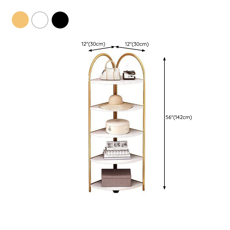 Modern Metal Shelf Bookcase Open Shelf Book Shelf for Living Room