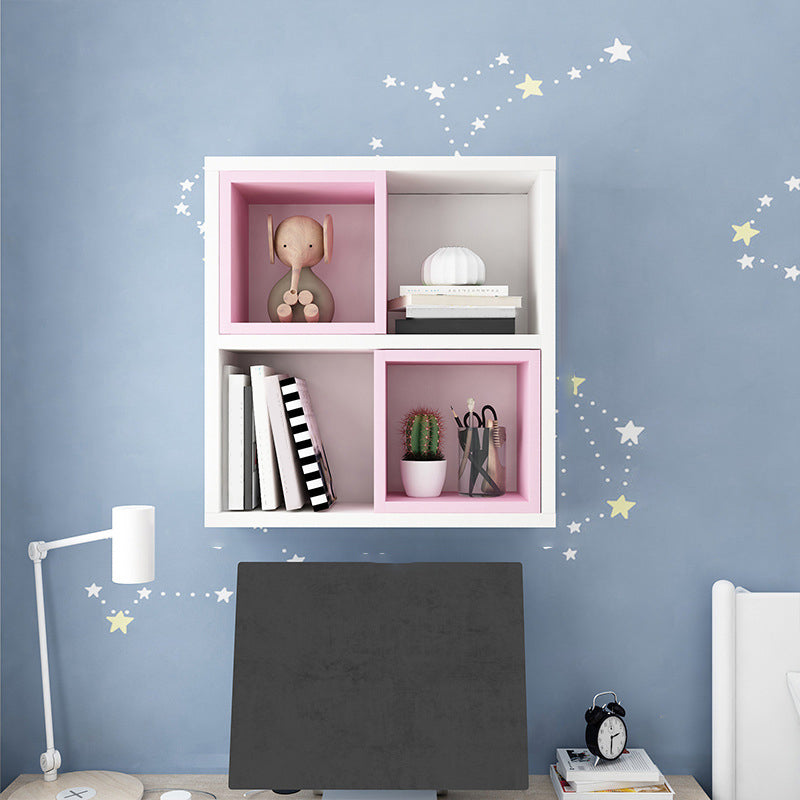Modern Floating Bookshelf Wooden Wall Mounted Bookcase Shelves Included for Home