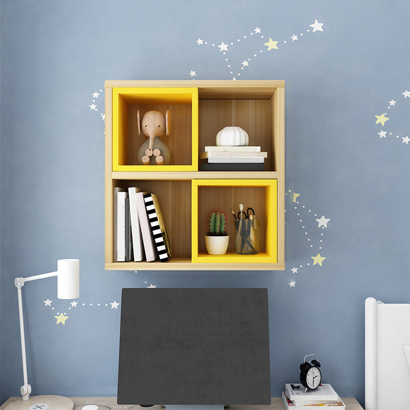 Modern Floating Bookshelf Wooden Wall Mounted Bookcase Shelves Included for Home