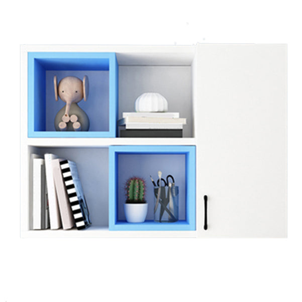 Modern Floating Bookshelf Wooden Wall Mounted Bookcase Shelves Included for Home