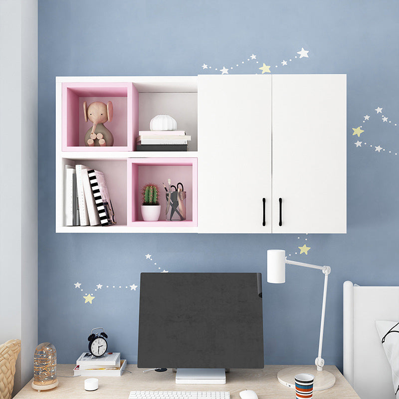 Modern Floating Bookshelf Wooden Wall Mounted Bookcase Shelves Included for Home