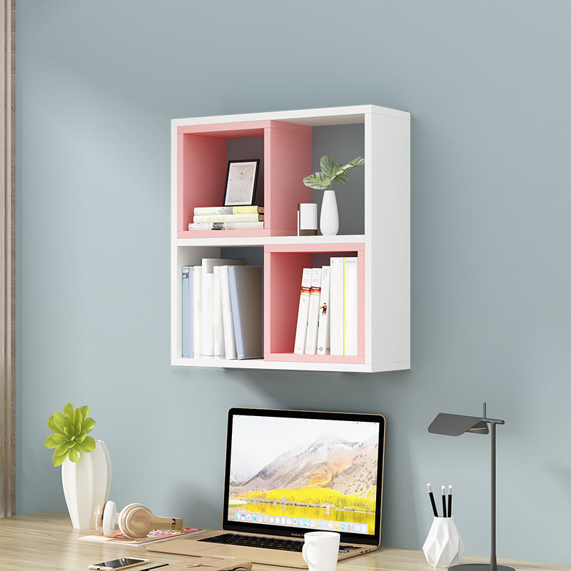 Modern Wall Mounted Wooden Bookshelf Floating Open Shelves Included Book Shelf for Home