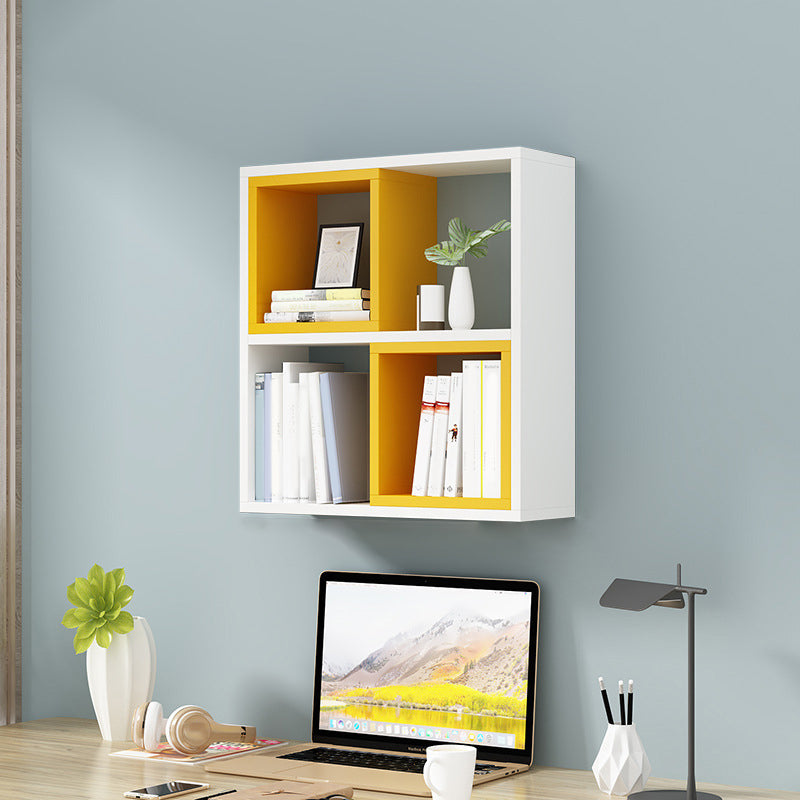 Modern Wall Mounted Wooden Bookshelf Floating Open Shelves Included Book Shelf for Home