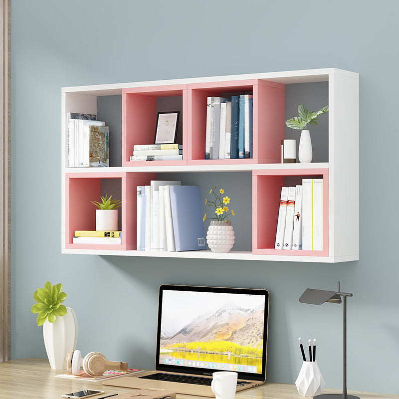 Modern Wall Mounted Wooden Bookshelf Floating Open Shelves Included Book Shelf for Home