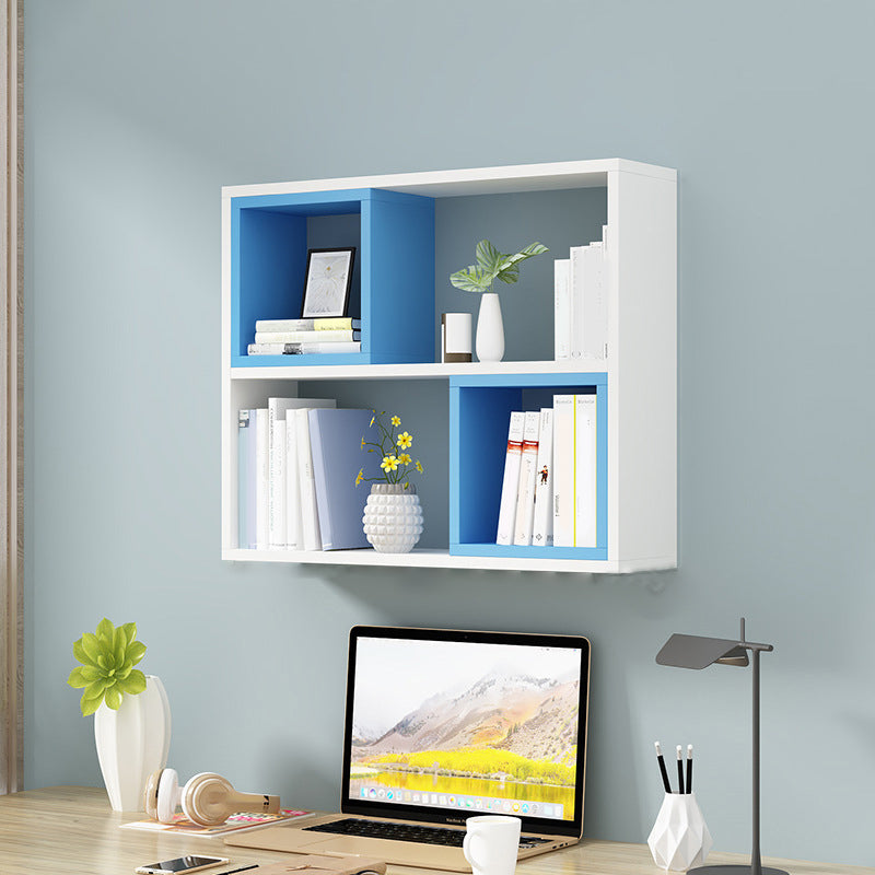 Modern Wall Mounted Wooden Bookshelf Floating Open Shelves Included Book Shelf for Home