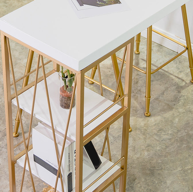 Rectangular Pub Table Set 1/2/3 Pieces Modern Table and Stool Set