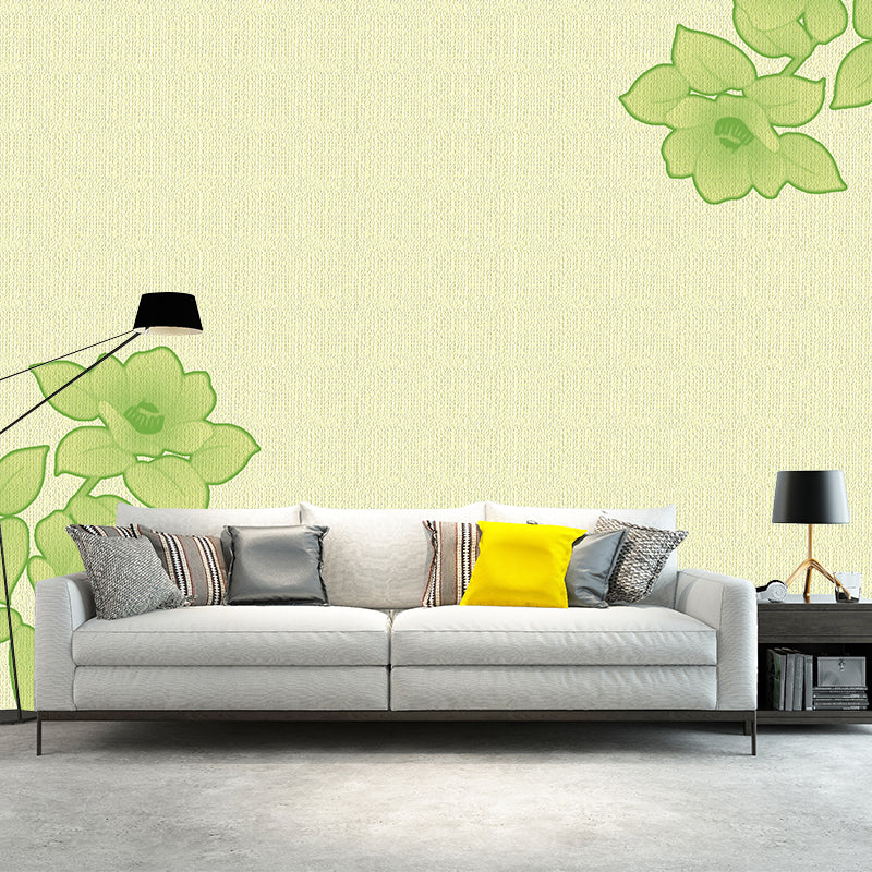 Illustration Environment Friendly Mural Wallpaper Plant Decoration Living Room Wall Mural