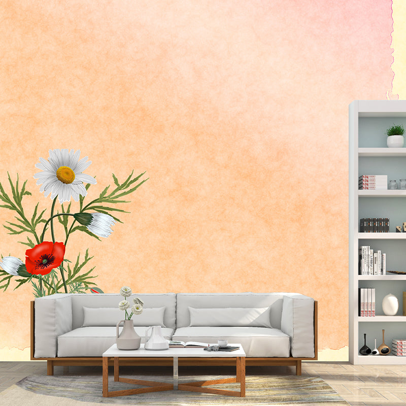 Illustration Environment Friendly Mural Wallpaper Plant Decoration Living Room Wall Mural