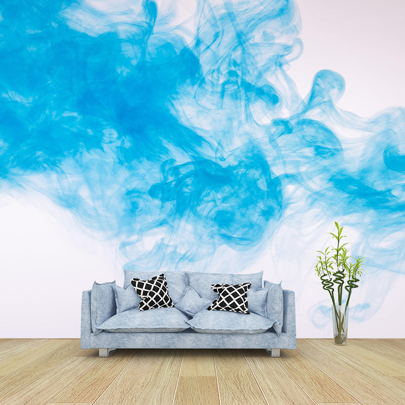 Modern Ink Art Wallpaper Mildew Resistant Sleeping Room Wall Mural