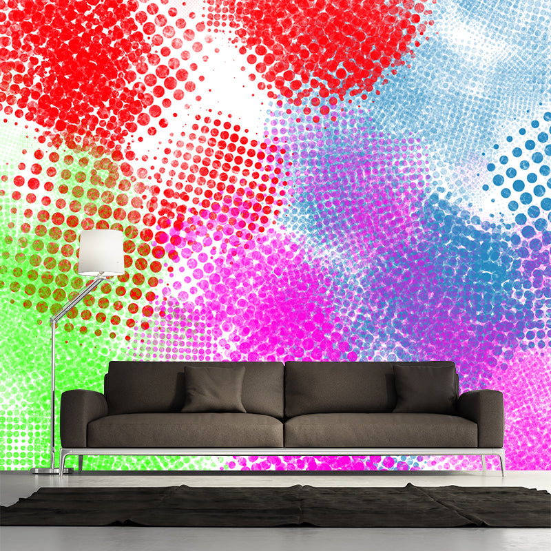 Illustration Wall Mural Wallpaper Color Art Sitting Room Wall Mural