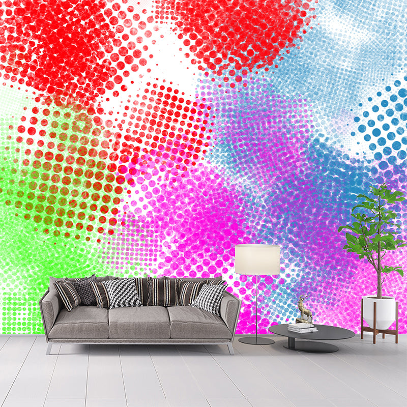 Illustration Wall Mural Wallpaper Color Art Sitting Room Wall Mural