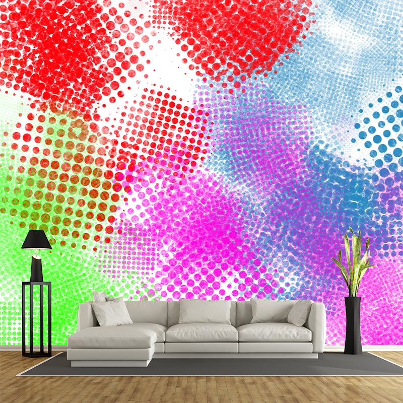 Illustration Wall Mural Wallpaper Color Art Sitting Room Wall Mural