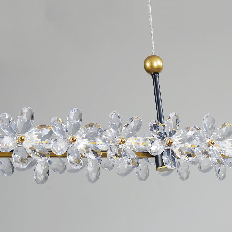 Modernism Single Golden Finish Ceiling Light LED Kitchen Island Lighting